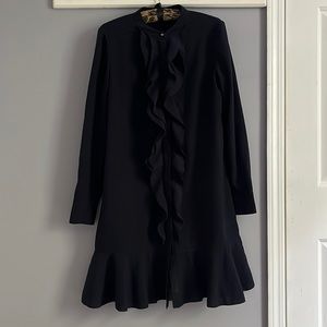 Tory butch long sleeve navy dress